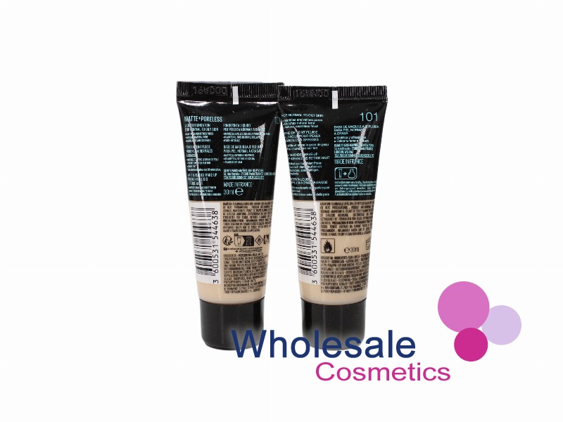 6 x Maybelline Fit Me Matte & Poreless Liquid Foundation - 101 TRUE IVORY